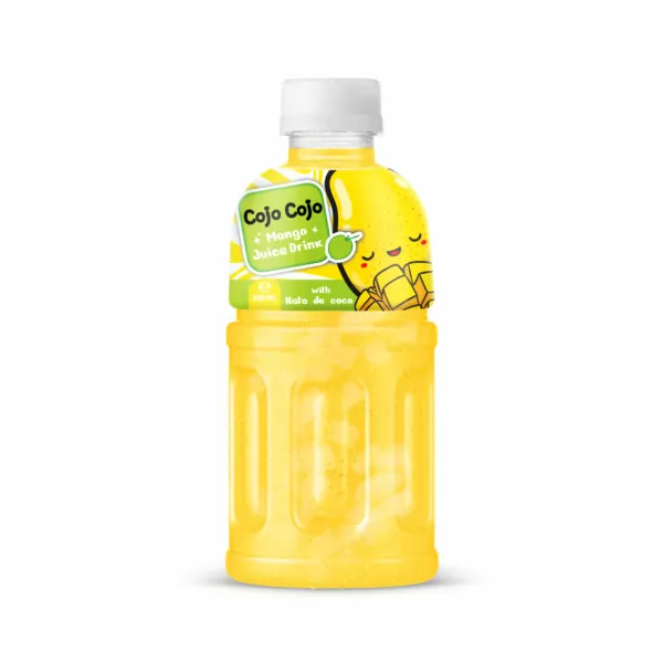 Homemade Delicious Nata de Coco Recipe 6 320ml Cojo Cojo Mango with Nata de coco