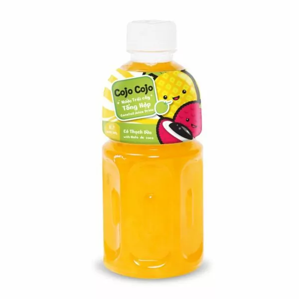 Homemade Delicious Nata de Coco Recipe 7 320ml Cojo Cojo Mixed Juice Drink with Nata De Coco