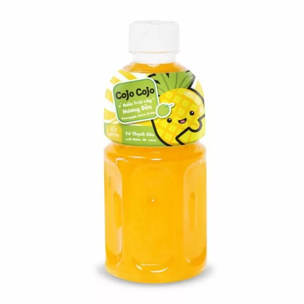 Homemade Delicious Nata de Coco Recipe 8 320ml Cojo Cojo Pineapple Juice Drink with Nata De Coco