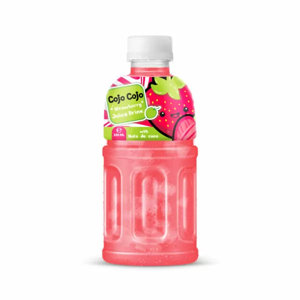 Homemade Delicious Nata de Coco Recipe 10 320ml Cojo Cojo Strawberry with Nata de coco