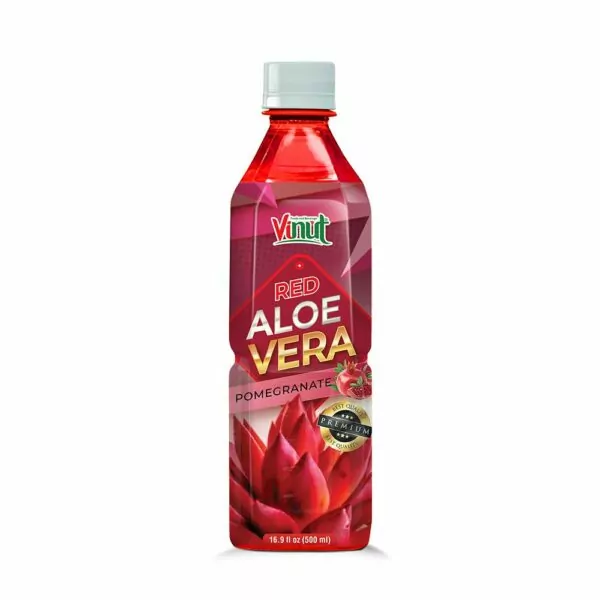 How Much Aloe Vera Juice Should You Drink Daily? 4 16.9 fl oz VINUT Premium Aloe Vera drink with Pomegranate