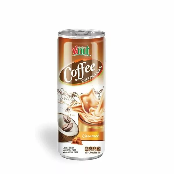 Vinut and Vietnam international Cafe Show 2022 5 12 fl oz VINUT Cocoa Vanilla Coffee with Caramel