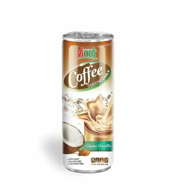 Vinut and Vietnam international Cafe Show 2022 6 12 fl oz VINUT Cocoa Vanilla Coffee with Cocoa Vanilla