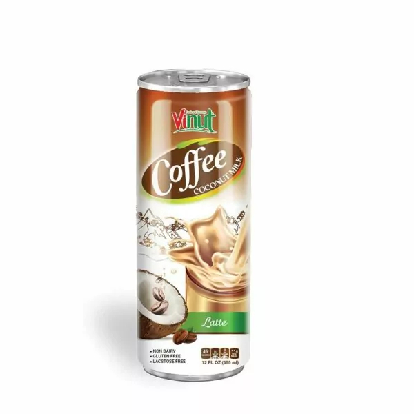 Vinut and Vietnam international Cafe Show 2022 8 12 fl oz VINUT Cocoa Vanilla Coffee with Latte