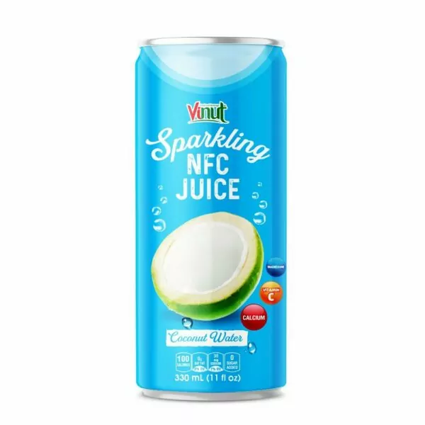 Top 5 Healthy Coconut Water Products for Hydration 43 11 fl oz Vinut NFC Coconut water Sparkling water