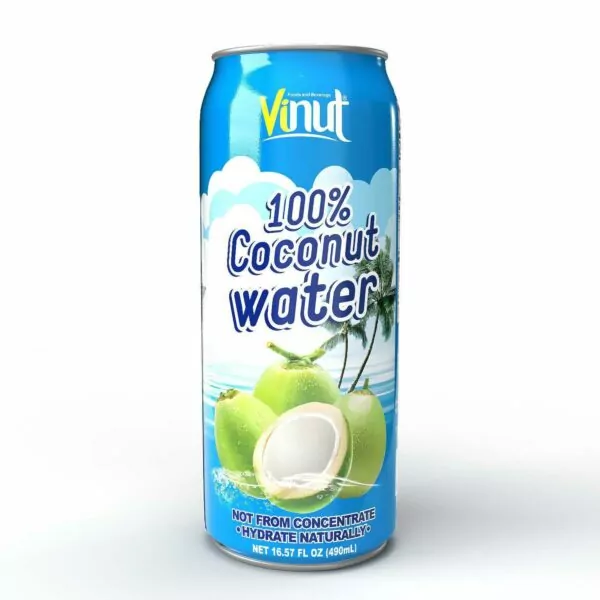 Top 5 Healthy Coconut Water Products for Hydration 2 16.57 fl oz VINUT 100% Coconut Water | from 100% Coconut water