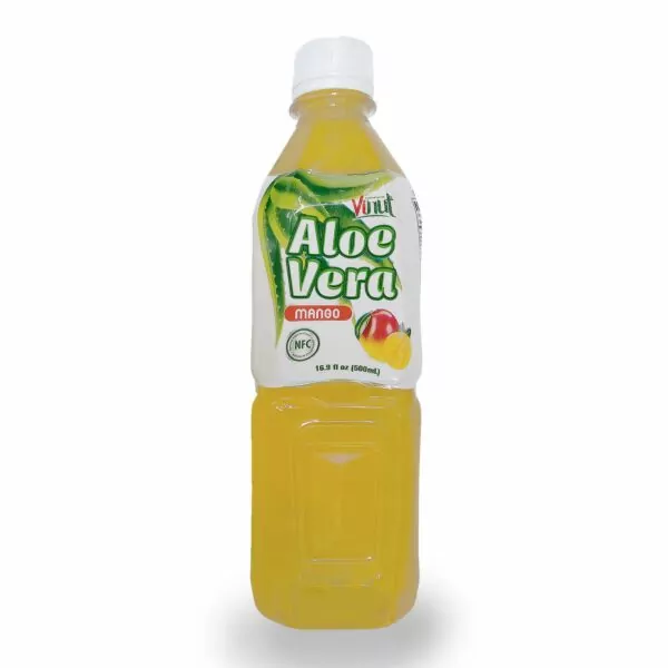 Amazing uses and health benefits of Aloe vera 8 16.9 fl oz Vinut Bottle Original Aloe Vera Drink with Mango