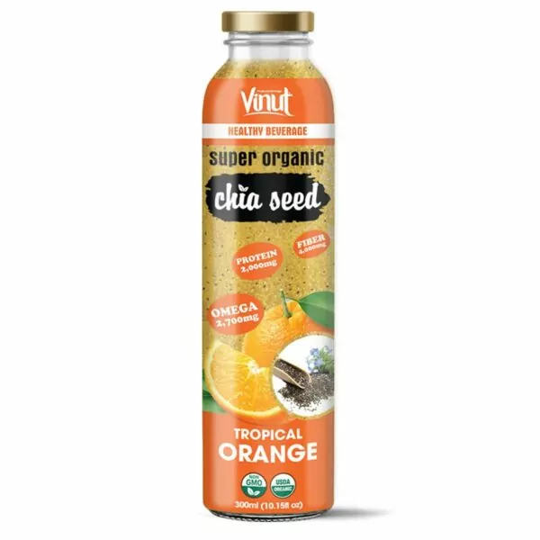 Orange Juice Benefits, Calories, and More 5 10.15 fl oz Vinut Organic Chia seed with Orange