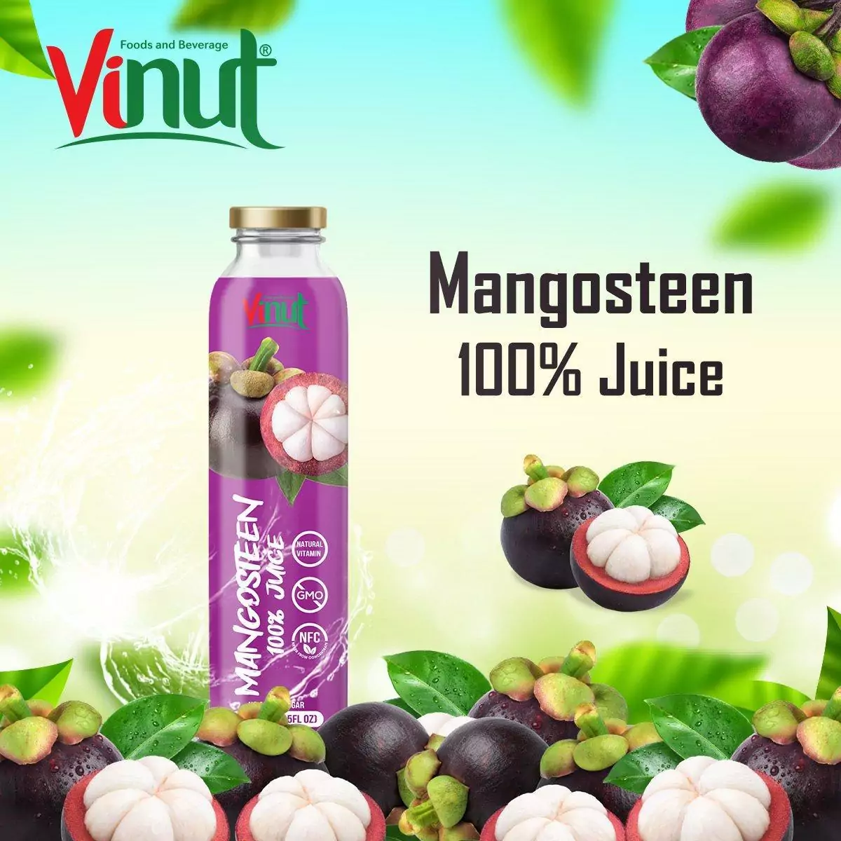 300ML GLASS MANGOSTEEN 100% JUICE 300ML GLASS MANGOSTEEN 100 JUICE