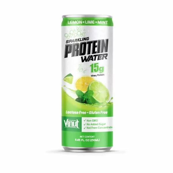 Top 5 Healthy Coconut Water Products for Hydration 51 8.45 fl oz Vinut Lemon Lime Mint Sparkling water Lactose Gluten free