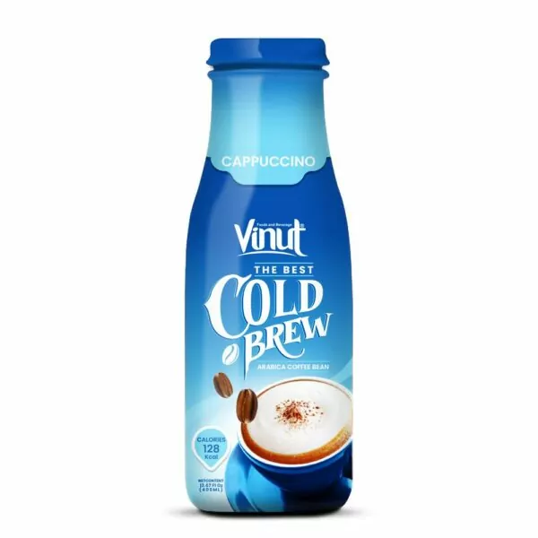 Vinut and Vietnam international Cafe Show 2022 9 13.67 fl oz Vinut Cold Brew Arabica Cappuccino Coffee Bean Calories 128 Kcal