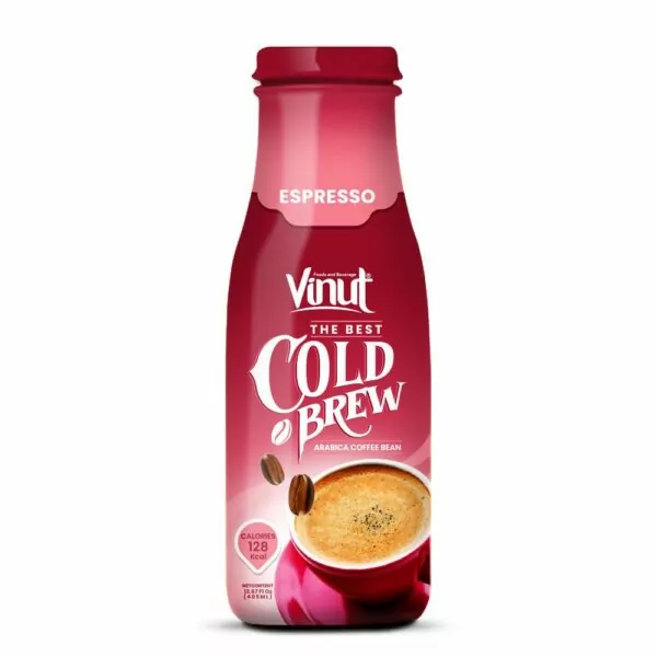 Vinut and Vietnam international Cafe Show 2022 10 13.67 fl oz Vinut Cold Brew Arabica Espresso Coffee Bean Calories 128 Kcal