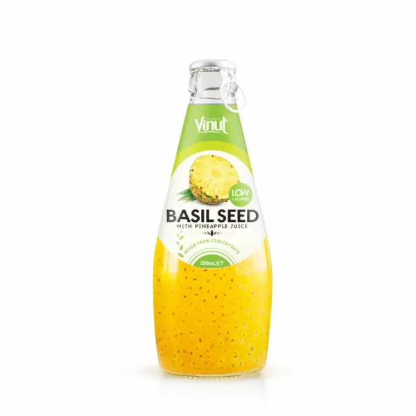 290ml Vinut Basil seed drink with Pineapple juice