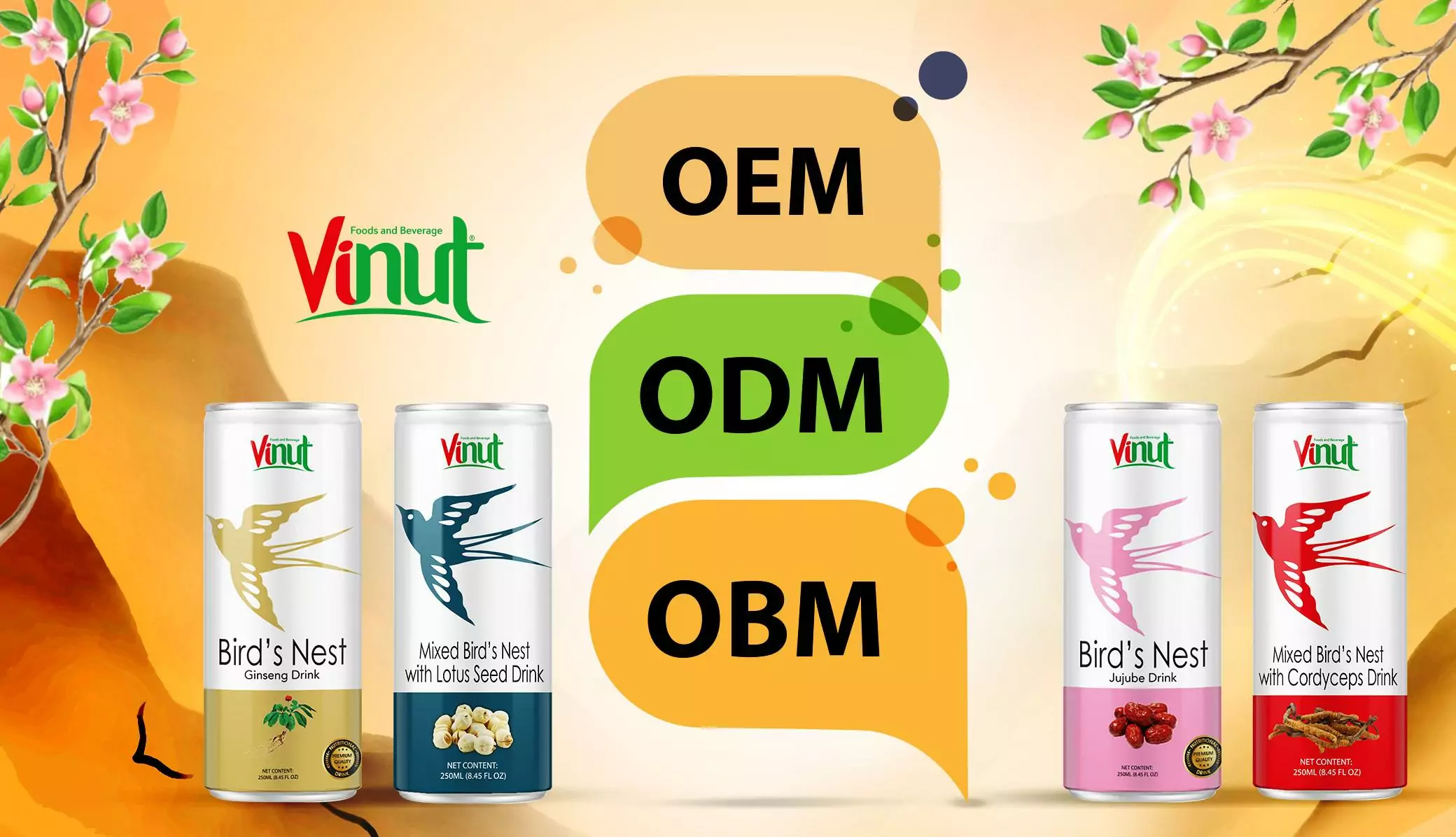 poster birds nest 250ml tong ODMOEM