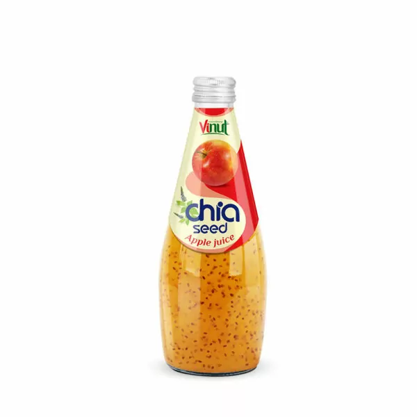 The Top 10 Best Healthy Juice for Health 60 290ml Vinut Chia seed drink with Apple juice