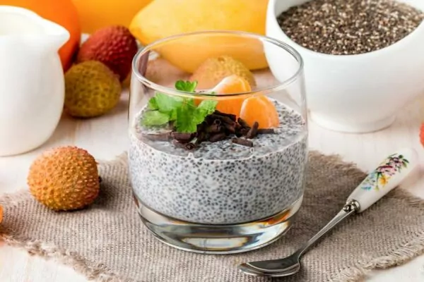 Basil seeds dessert