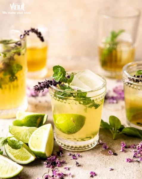 VINUT_White Tea and Muddled Basil Mojito VINUT_White Tea and Muddled Basil Mojito