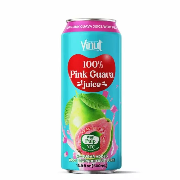 The Top 10 Best Healthy Juice for Health 13 16.9 fl oz Vinut 100 NFC Tropical Pink Guava Juice drink with Pulp No Sugar Added