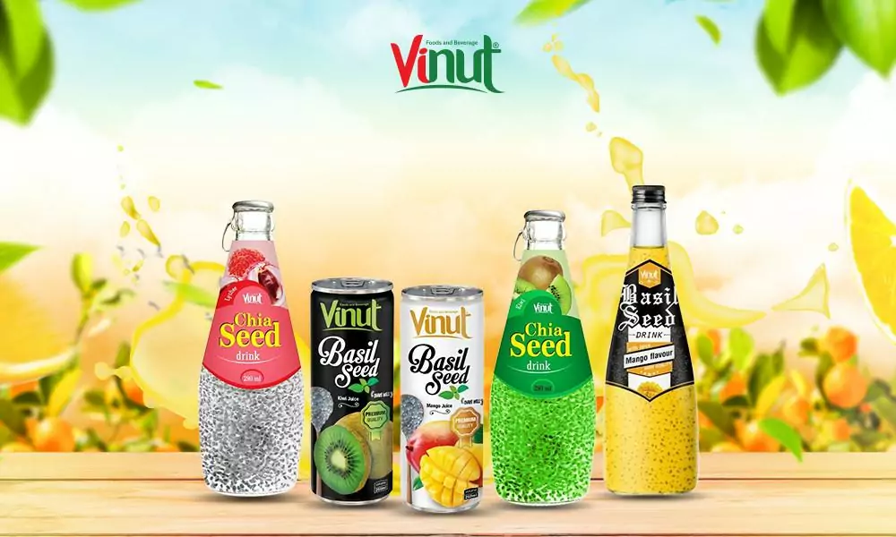 Top 5 Healthy Basil Seeds Products with Real Fruit Juice