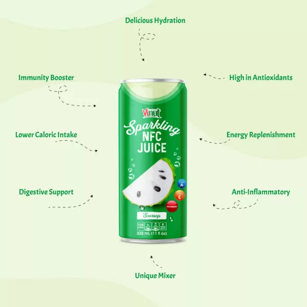 VINUT_Sparkling Soursop Juice VINUT_Sparkling Soursop Juice