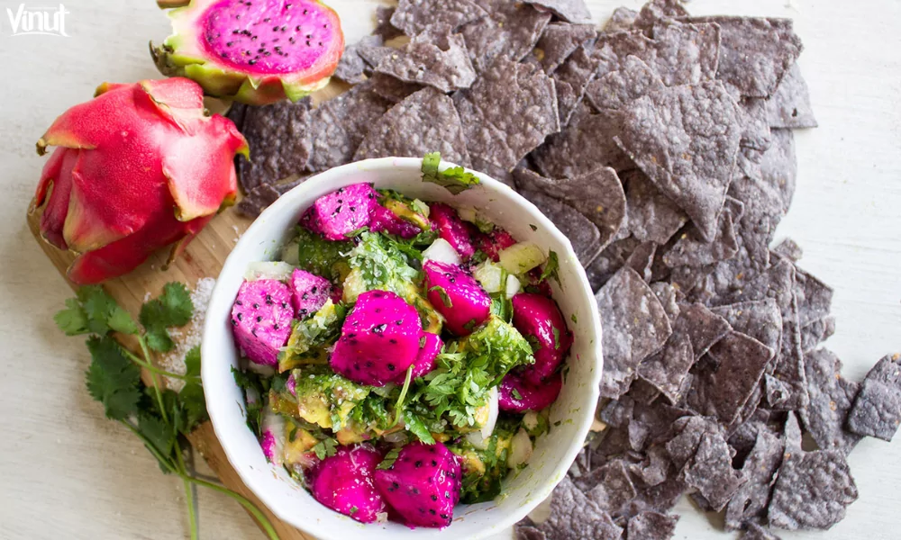 Dragon Fruit: A Journey into Its Origins, Varieties, and Health Benefits 15 VINUT_Dragon Fruit Salsa