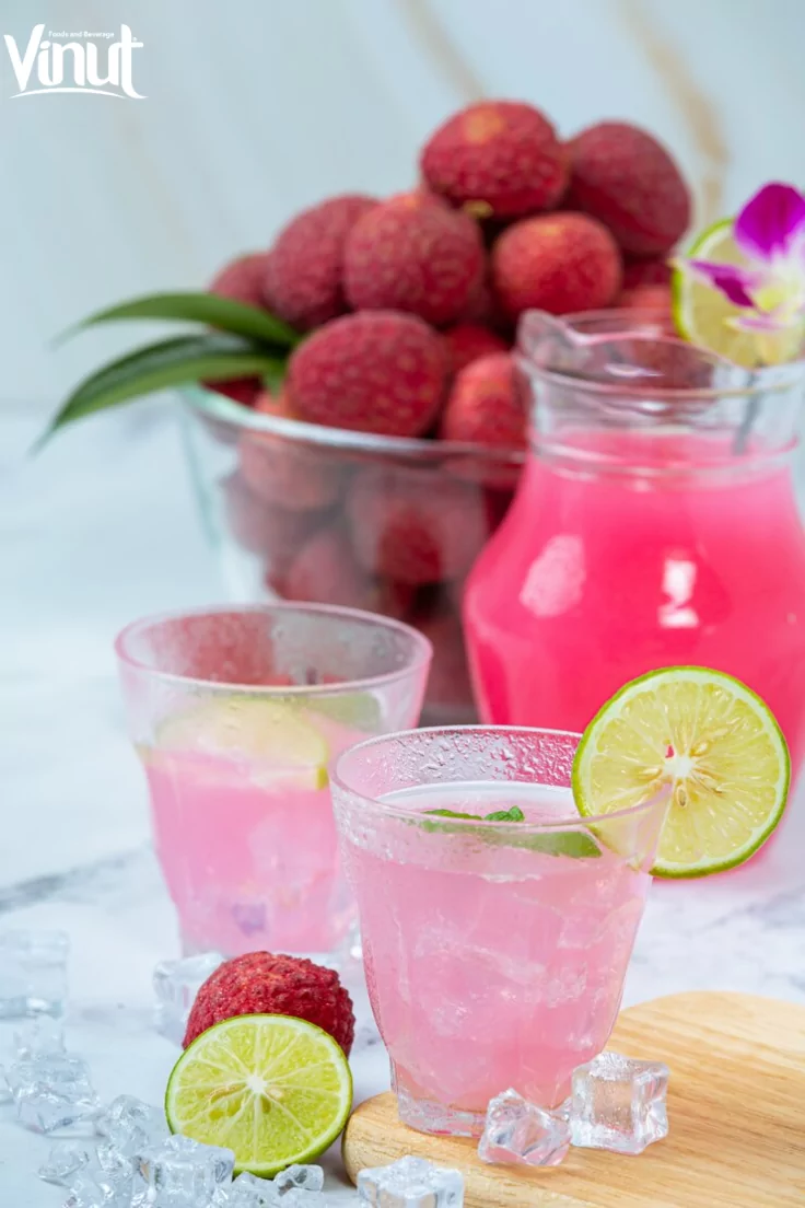 Top 10 Delicious Juice Drinks for the Lunar New Year 5 VINUT_Lucky Lychee Lemonade
