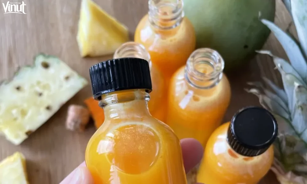 VINUT_Mango, Pineapple, and Turmeric Juices
