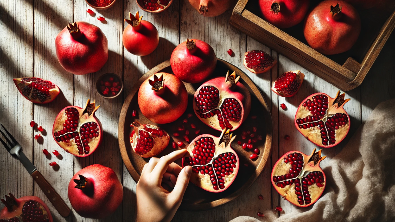 VINUT_Step 1: Choose Ripe Pomegranates​