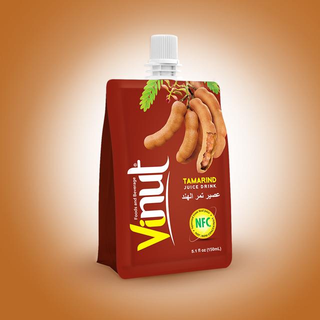 150ml VINUT 100% Pouches Tamarind Juice Drink