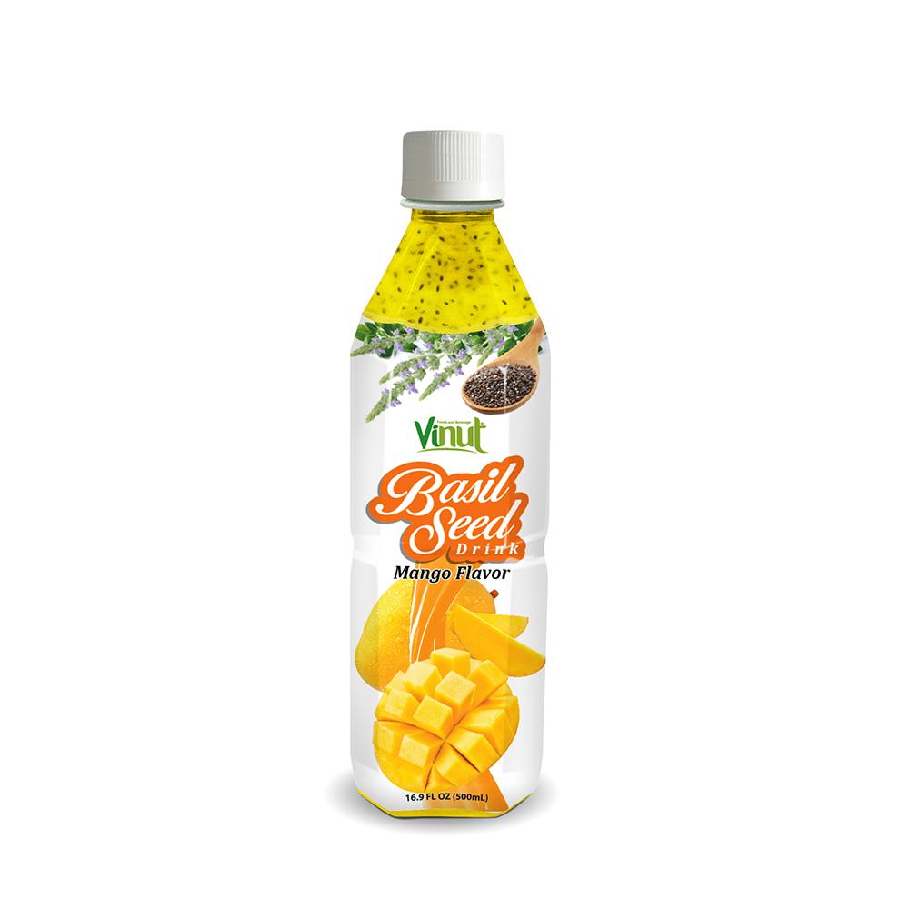 16.9 fl oz VINUT Basil seed drink with Mango Flavor