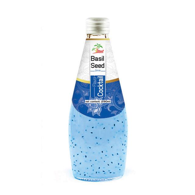 290ml VINUT Basil seed drink with Cocktail flavor