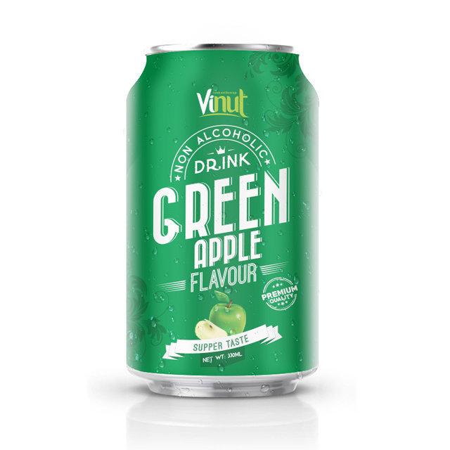 330ml VINUT Green Apple Non-Alcoholic Beer Drink