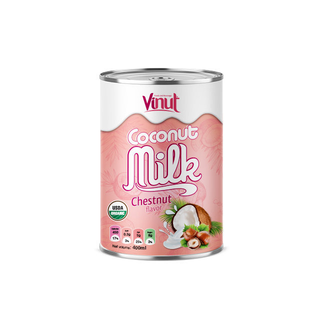 400ml USDA Organic Coconut Milk with Chestnut flavour