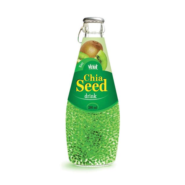 290ml VINUT Chia seed Drink with Kiwi Flavor