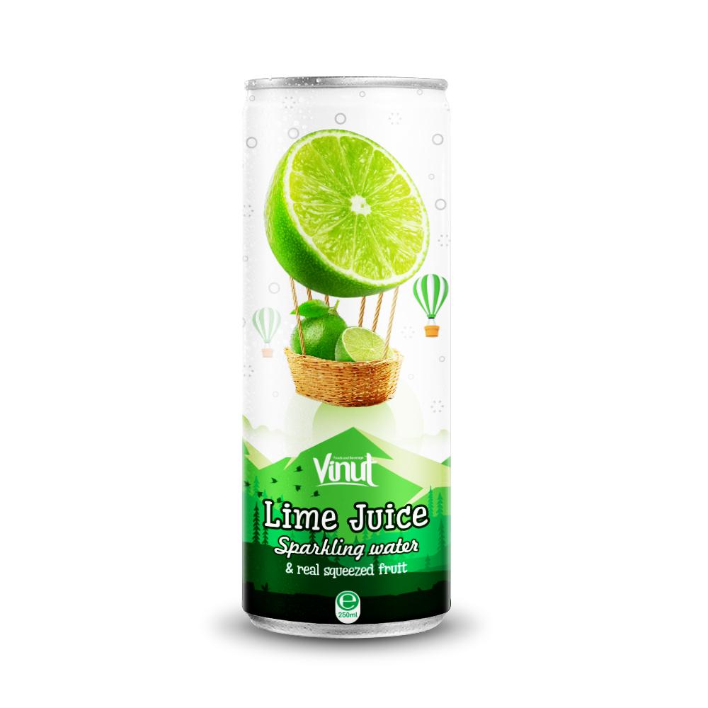 250ml VINUT Sparkling Lime Juice water
