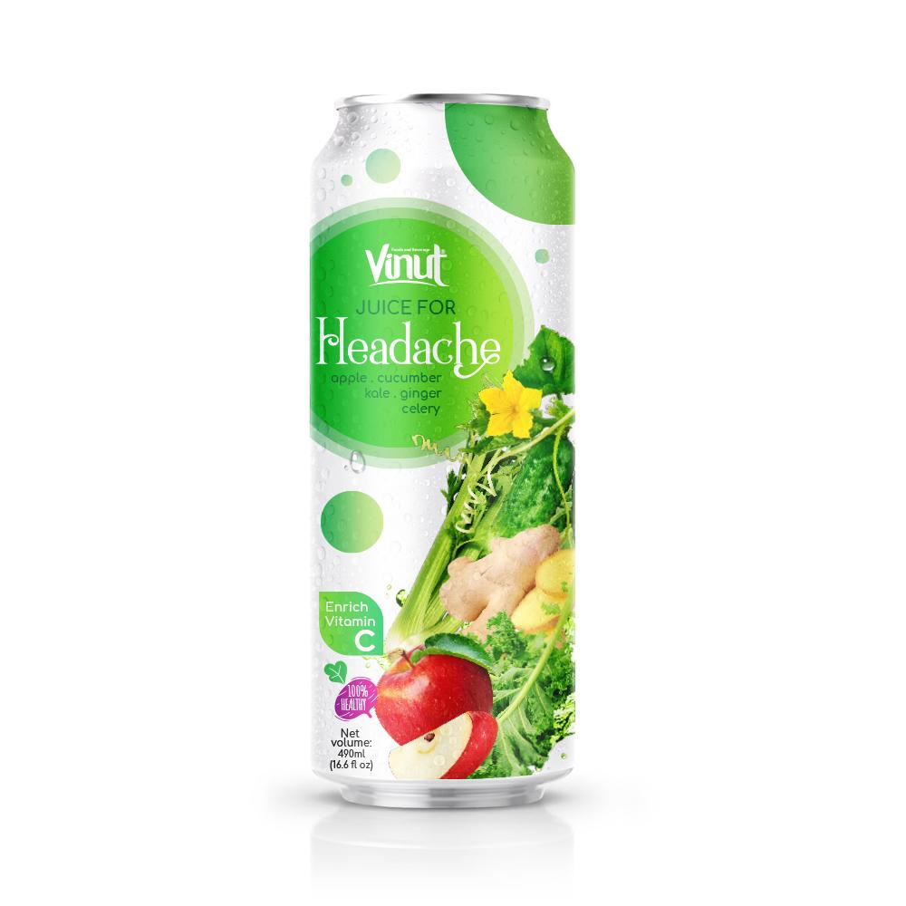 16.6 fl oz VINUT Vegetable Juice drink for Headache