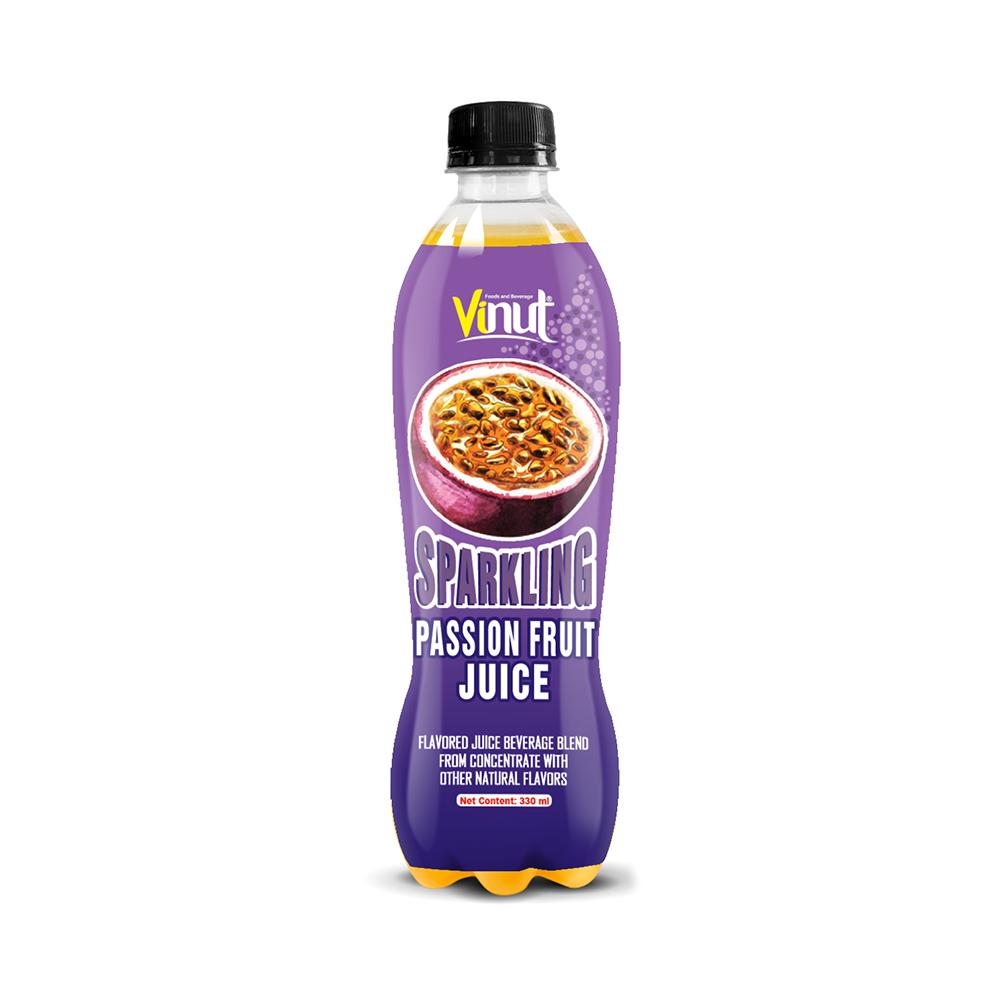 330ml VINUT Bottle Sparkling Passion fruit juice drink