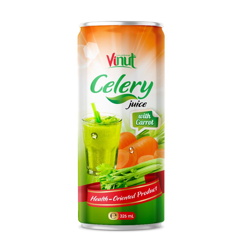 350ml VINUT Healthy Drink 100% Celery Juice Drink with carrot juice