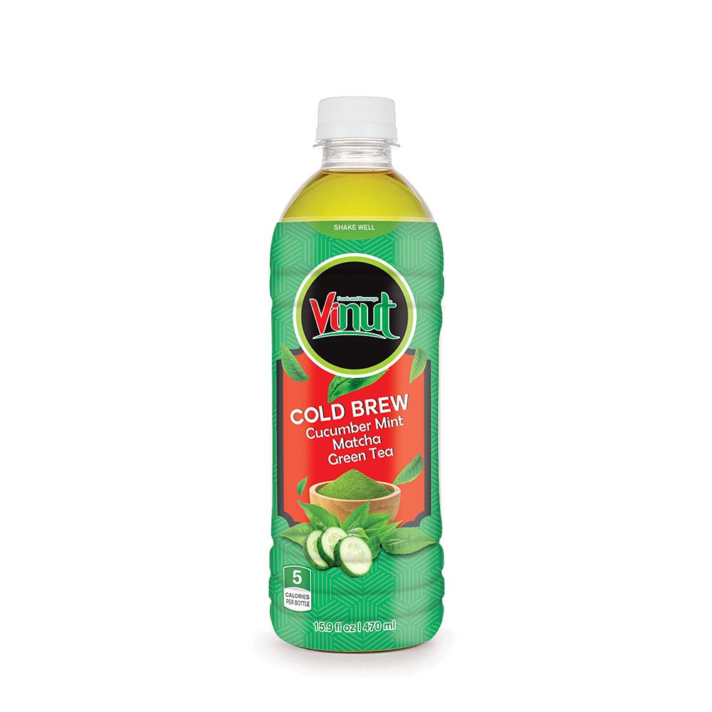 15.9 fl oz VINUT Bottle Cold Brew Cucumber Mint Matcha Plus Green Tea