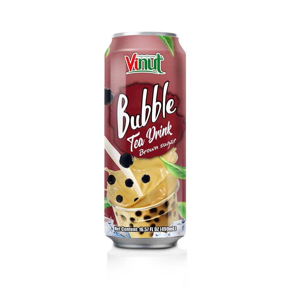 16.57 fl oz VINUT Can (Tinned) Brown Sugar Bubble Tea Drink