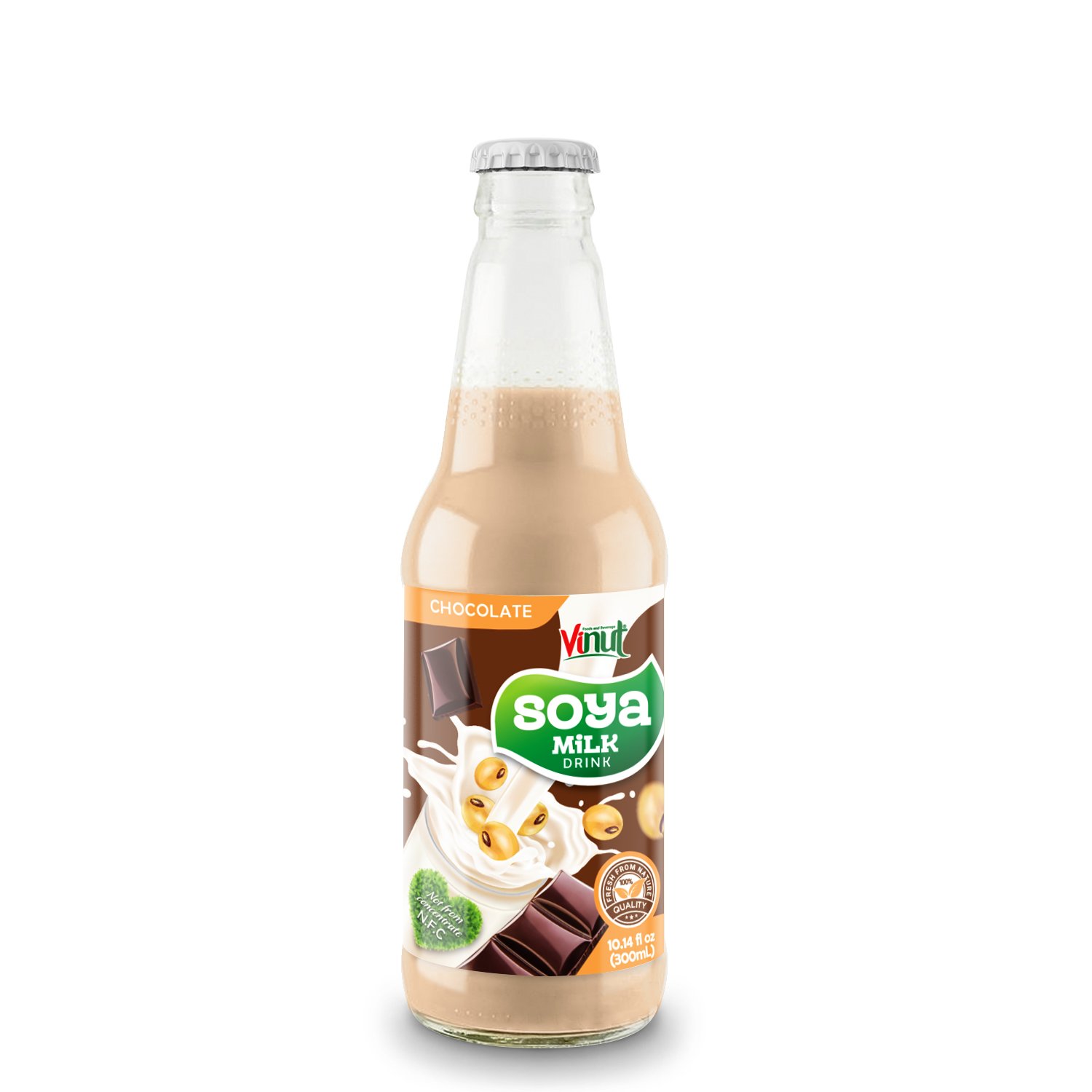 10.14 fl oz VINUT Original Soya Milk Drink with Chocolate