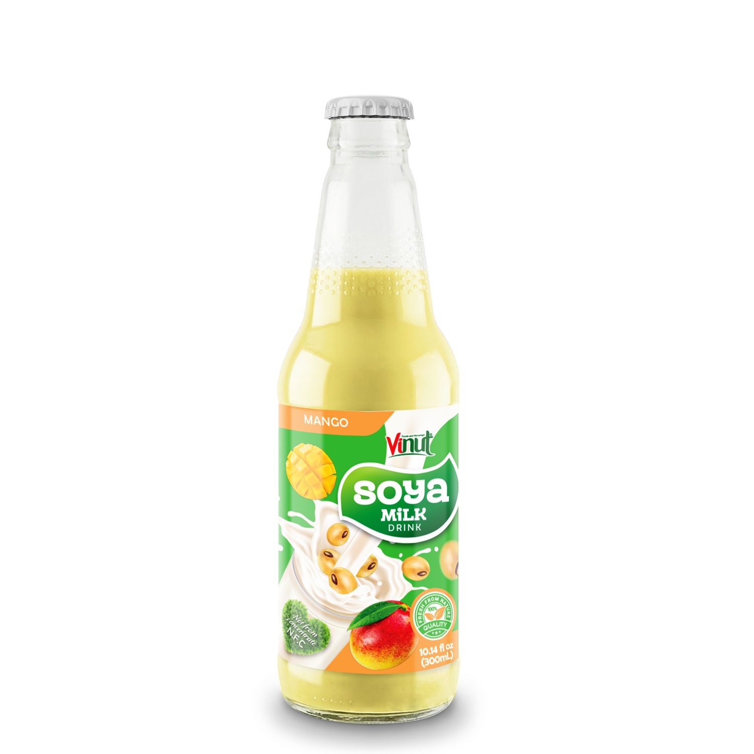 10.14 fl oz VINUT Original Soya Milk Drink with Mango