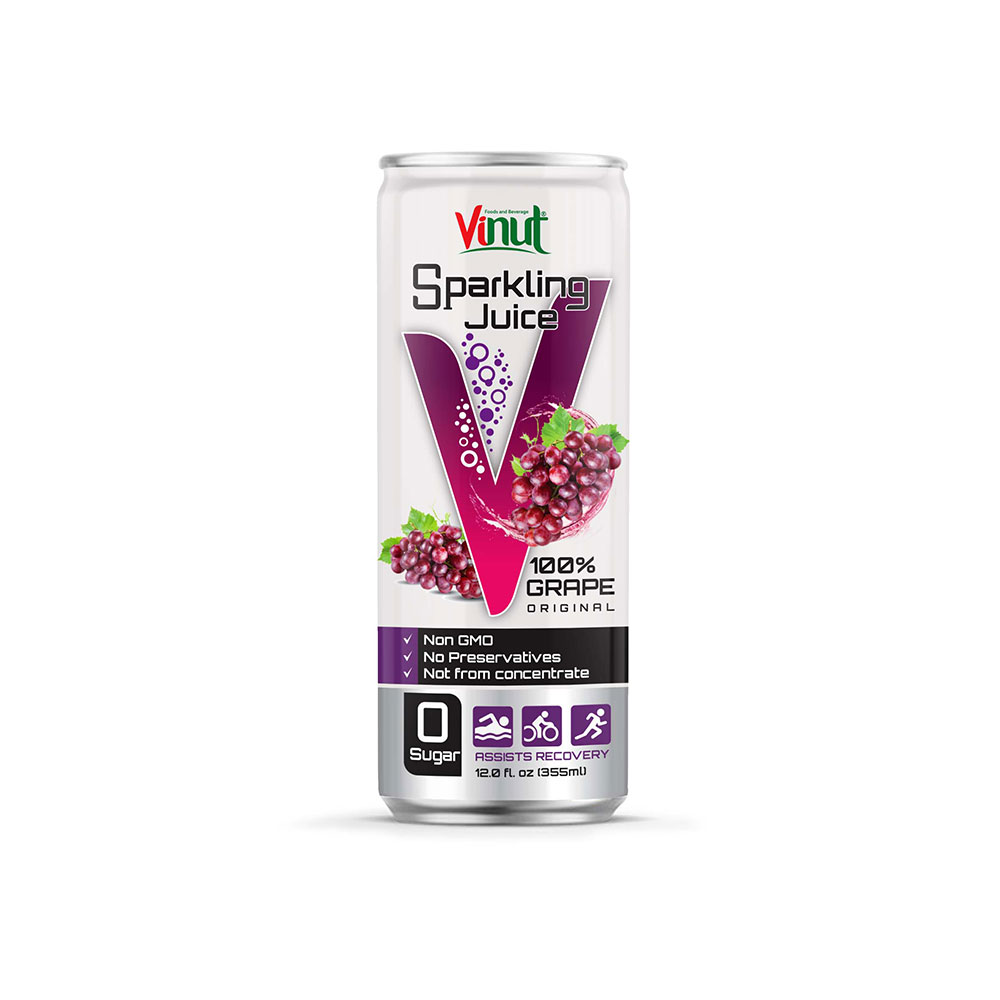355 mL VINUT Sparkling Original Grape Juice