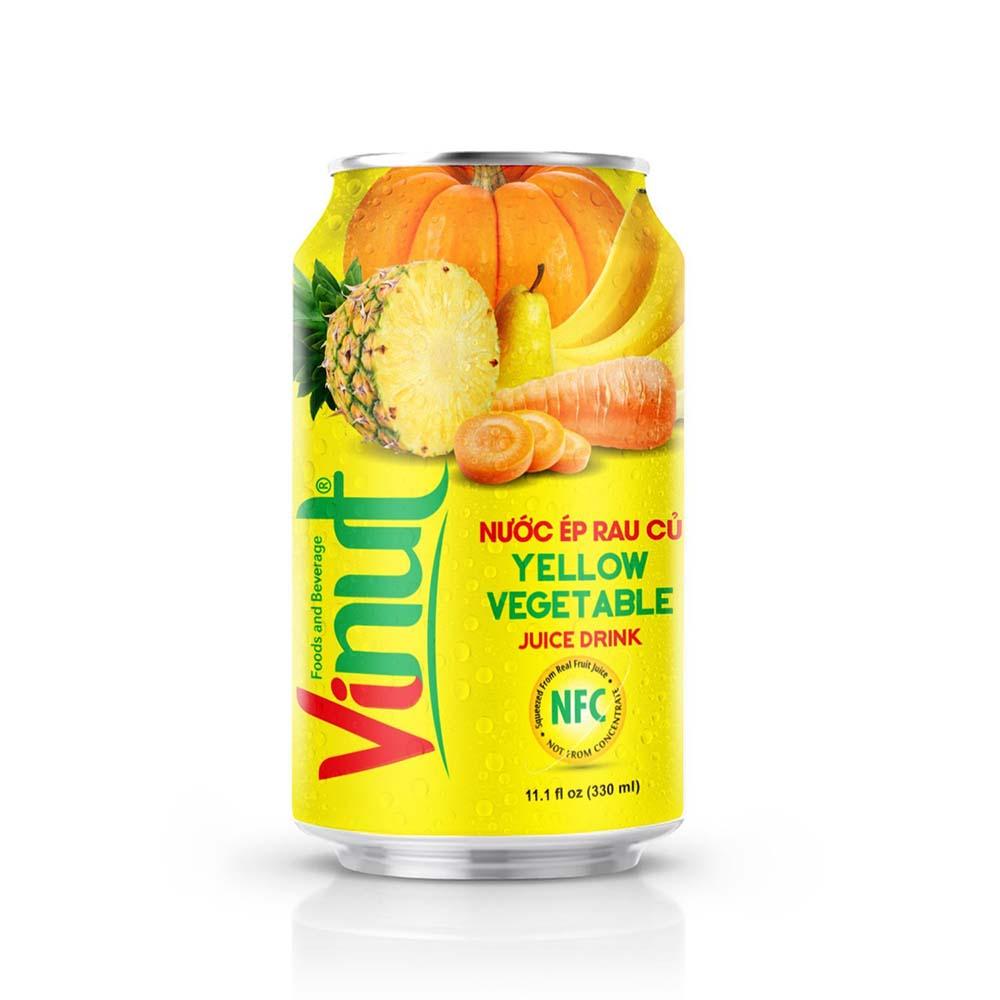 11.1 fl oz Vinut Yellow Vegetable Juice Drink (Pineapple, Carrot, Banana, Pumpkin)