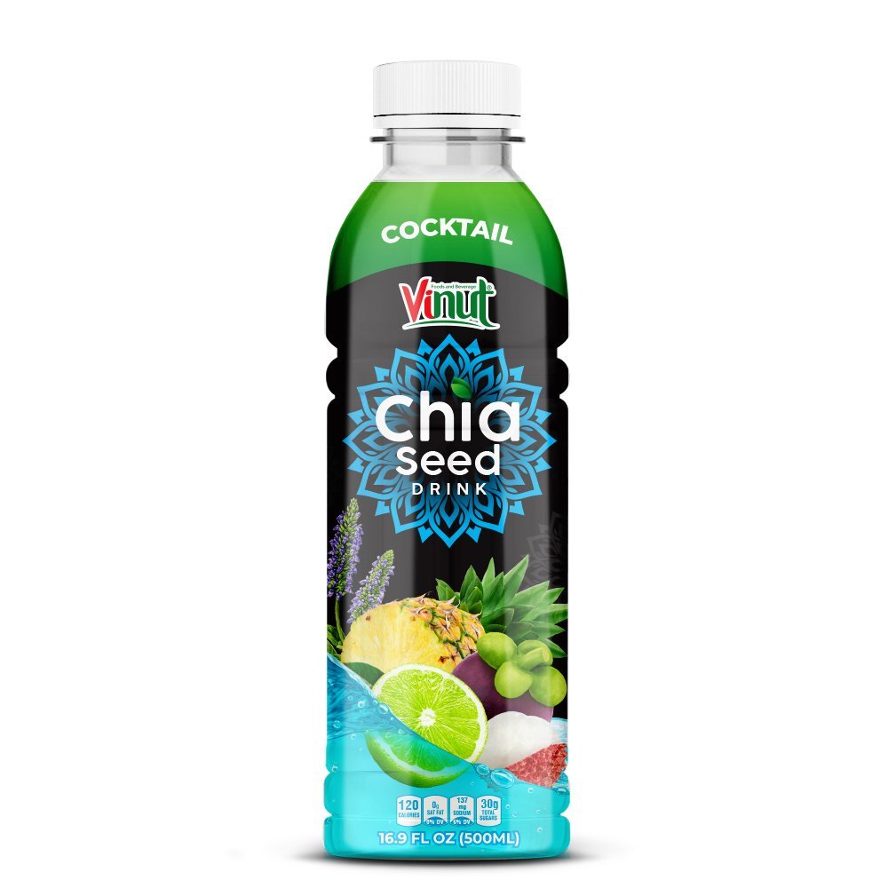 16.9 fl oz VINUT Chia Seed Drink with Cocktail