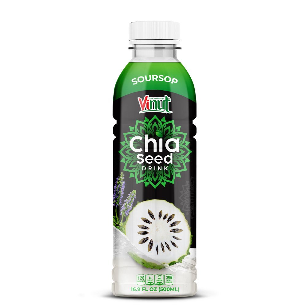 16.9 fl oz VINUT Chia Seed Drink with Soursop