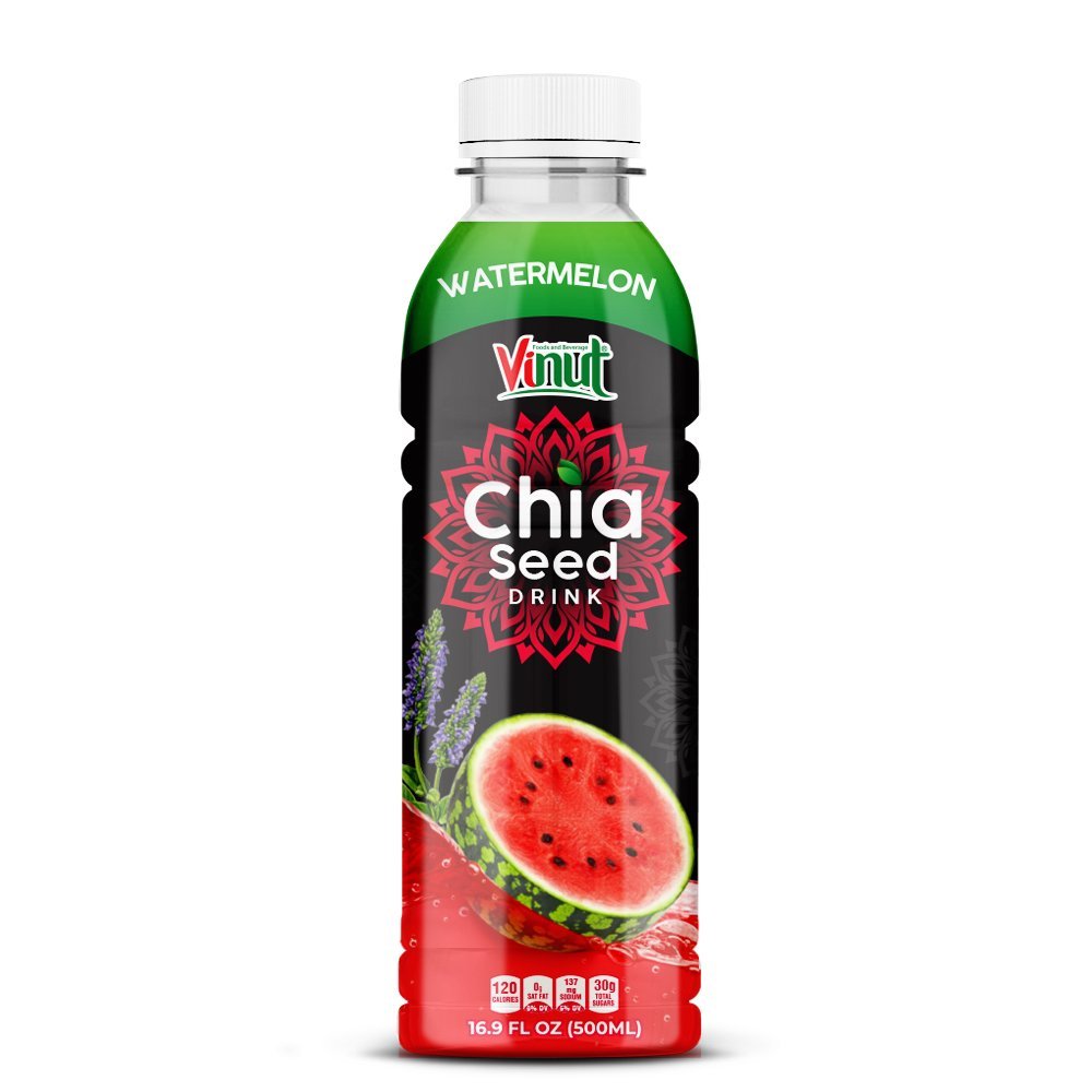 16.9 fl oz VINUT Chia Seed Drink with Watermelon
