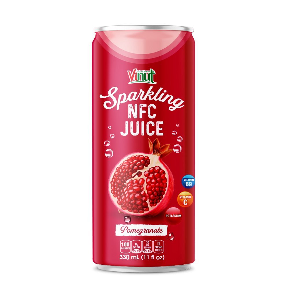 11 fl oz Vinut NFC Pomegranate Sparkling water