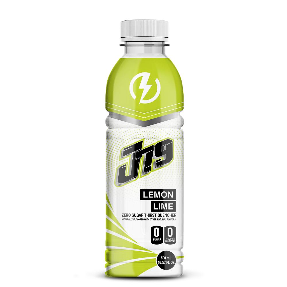 16.57 fl oz J79 Zero Sugar Lemon & Lime Energy Drinks Thirst Quencher Sports Drink