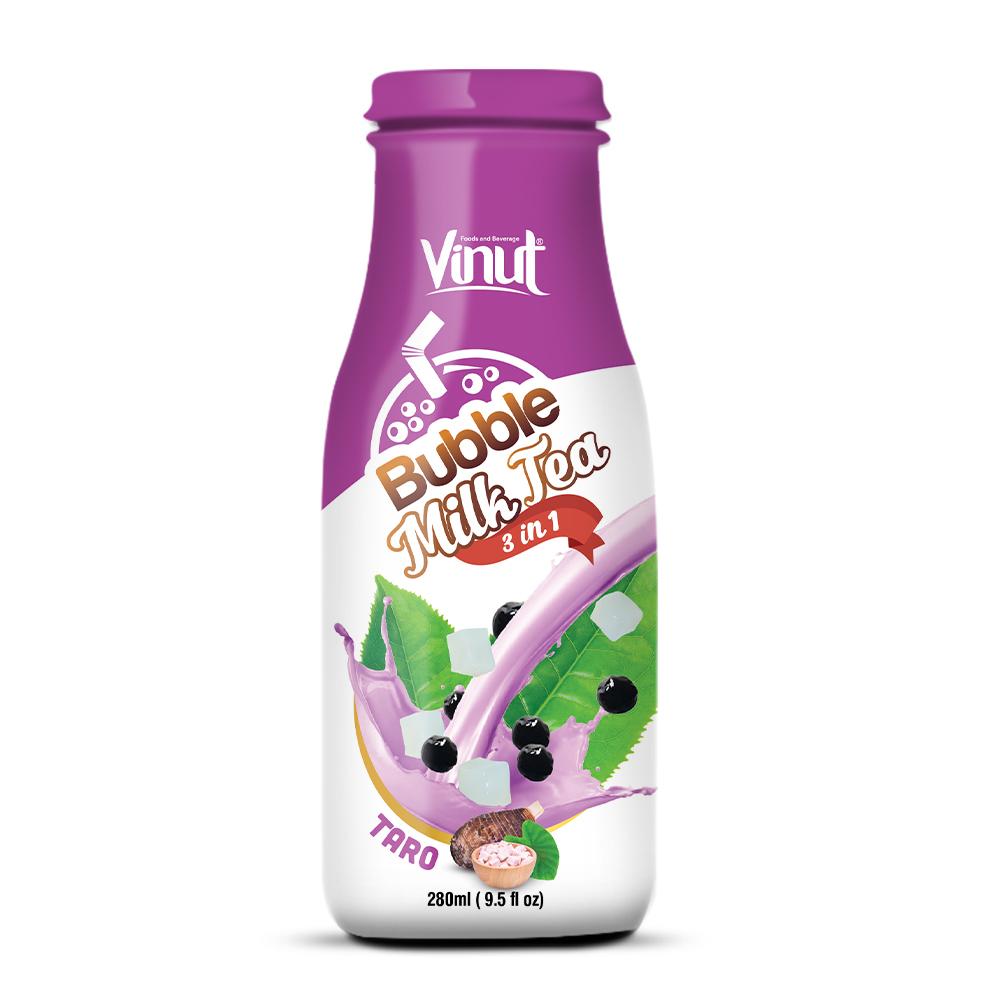 280ml VINUT Bottle Bubble milk tea 3 in 1 with Taro